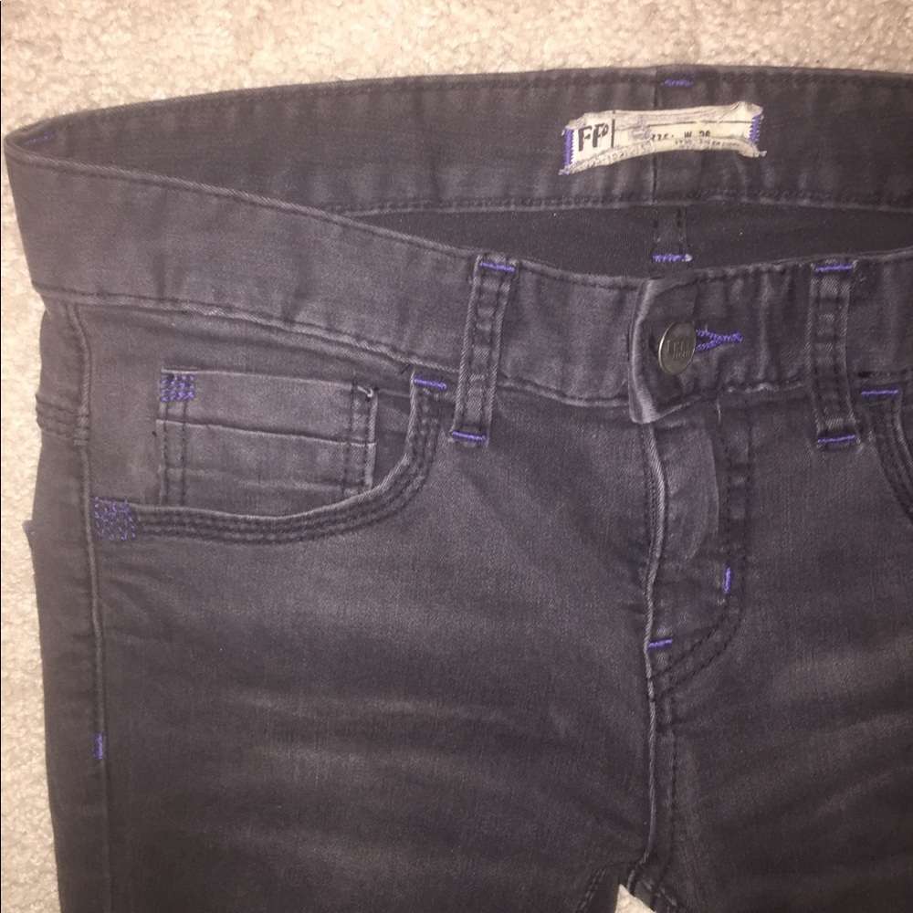 Black Free People Skinnies